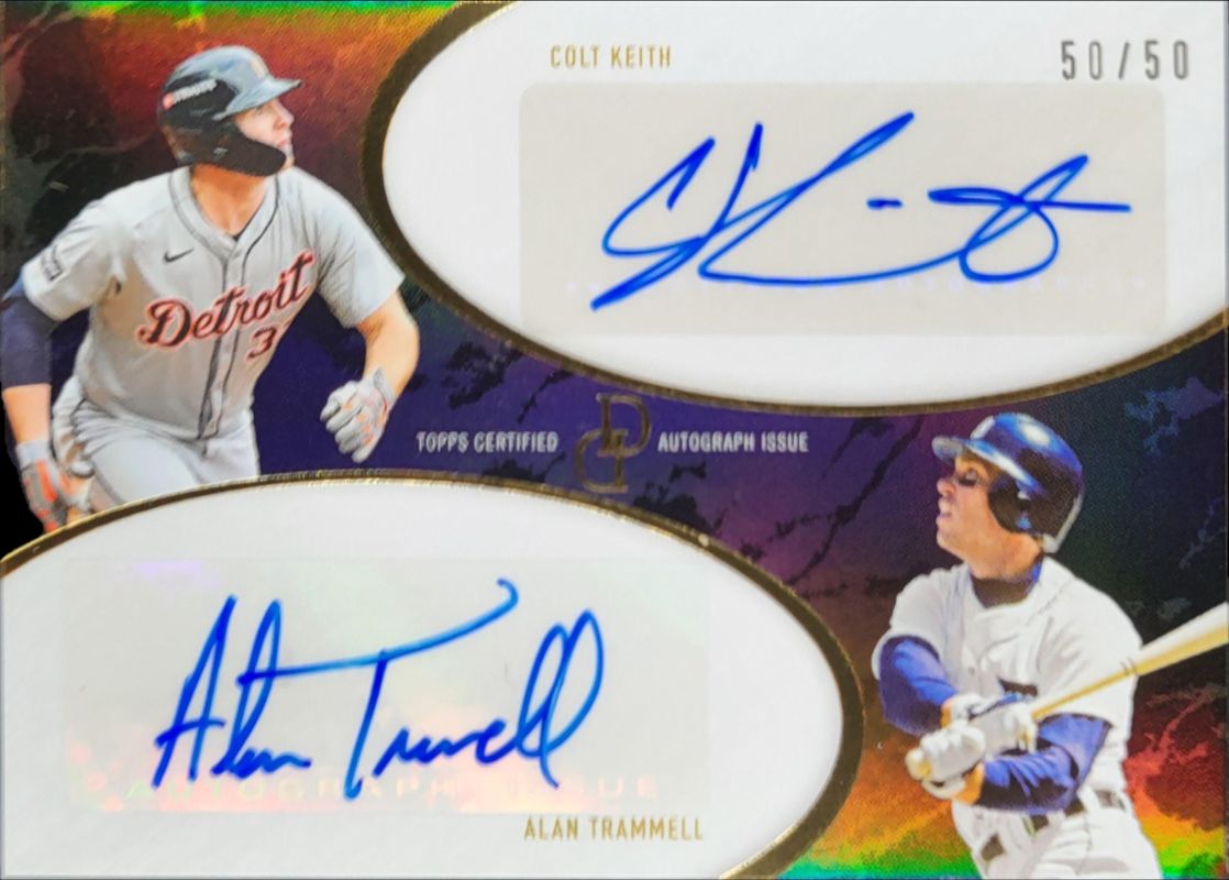 2025 Topps Dynamic Duals #30E Dual Autographs - Black /50