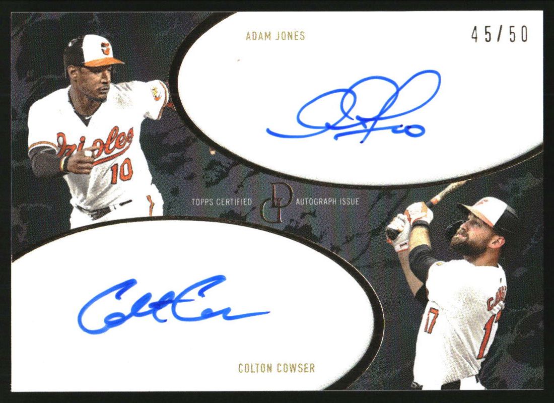 2025 Topps Dynamic Duals #22E Dual Autographs - Black /50