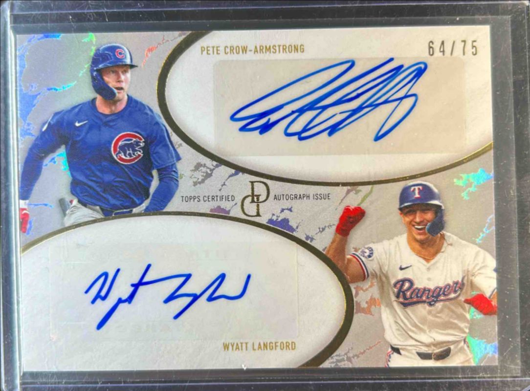 2025 Topps Dynamic Duals #3F Dual Autographs - Silver /75
