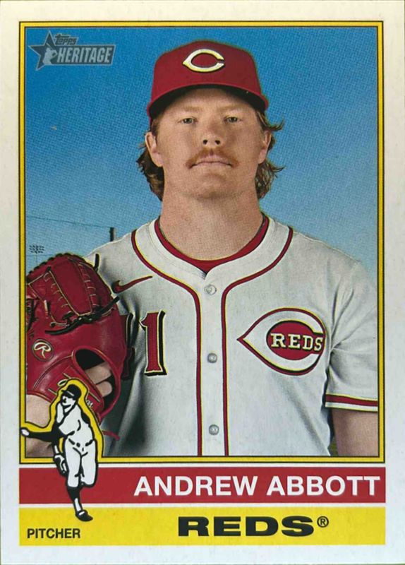 Andrew Abbott 2025 Topps Heritage #469 Base RAW