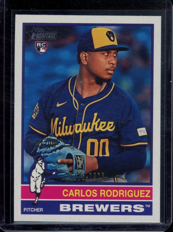 Carlos Rodriguez 2025 Topps Heritage #452 Base Rookie RAW