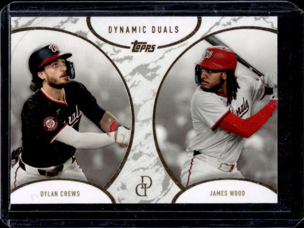 James Wood / Dylan Crews 2025 Topps Dynamic Duals #1 Base RAW