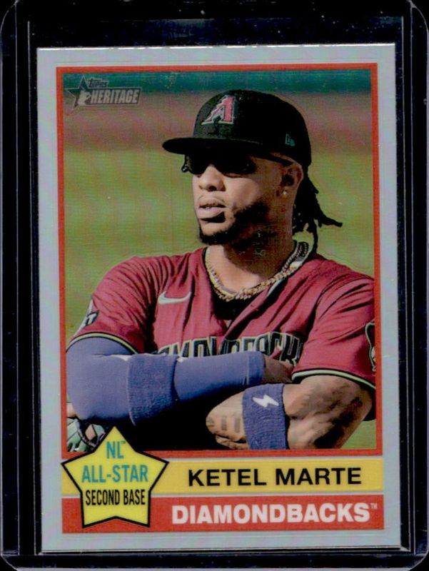 2025 Topps Heritage #420 Chrome - Red Refractor