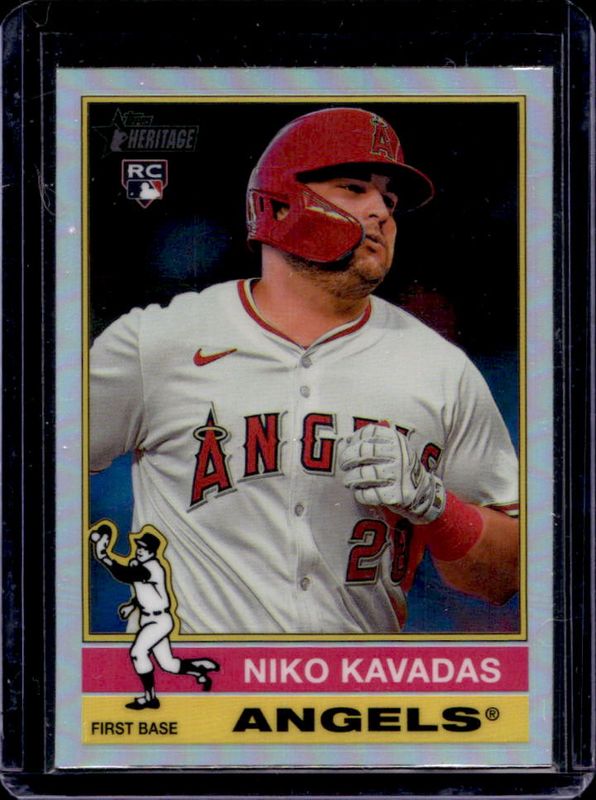 2025 Topps Heritage #320 Chrome - Red Refractor