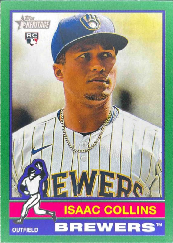 2025 Topps Heritage #78 Dark Green Border