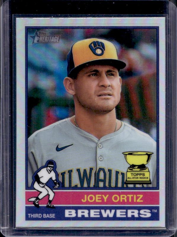 2025 Topps Heritage #207 Chrome - Red Refractor