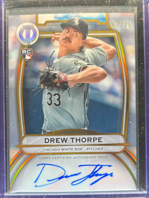 2025 Topps Tribute #TA-DT Tribute Autograph - Gold /75