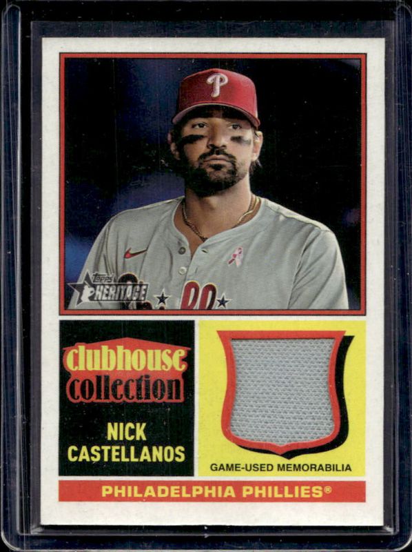 2025 Topps Heritage #CCR-NC Clubhouse Collection Relics