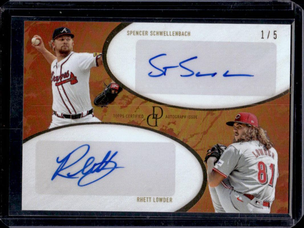 2025 Topps Dynamic Duals #17B Dual Autographs - Orange /5