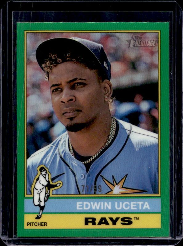 2025 Topps Heritage #390 Chrome - Green Refractor /99