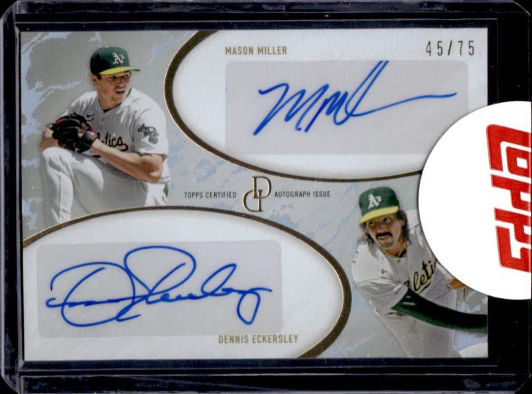 2025 Topps Dynamic Duals #18F Dual Autographs - Silver /75