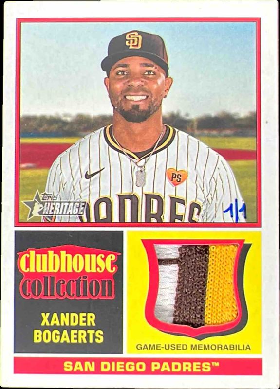 2025 Topps Heritage #CCR-XB Clubhouse Collection Relics Patch /1