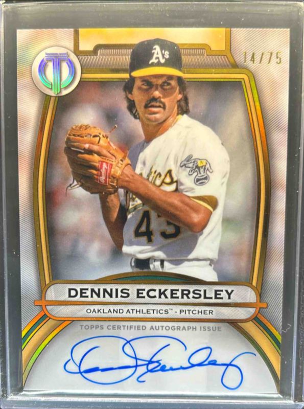 2025 Topps Tribute #TA-DE Tribute Autograph - Gold /75