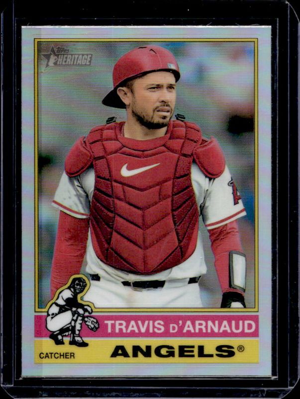 2025 Topps Heritage #458 Chrome - Red Refractor