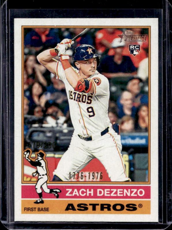 Zach Dezenzo 2025 Topps Heritage #404 Bicentennial /200 Rookie RAW