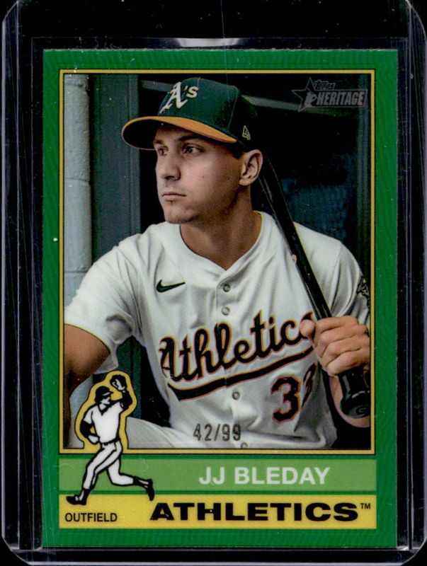 2025 Topps Heritage #421 Chrome - Green Refractor /99