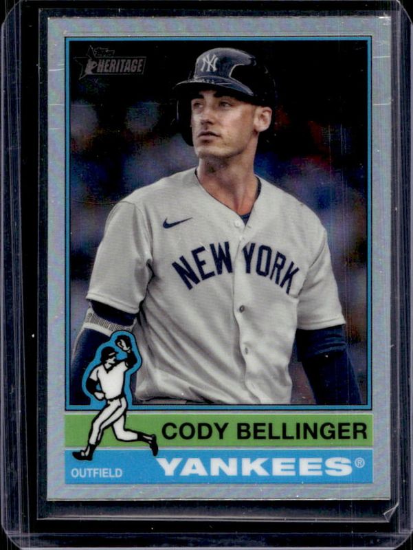 Cody Bellinger 2025 Topps Heritage #129 Chrome - Red Refractor RAW