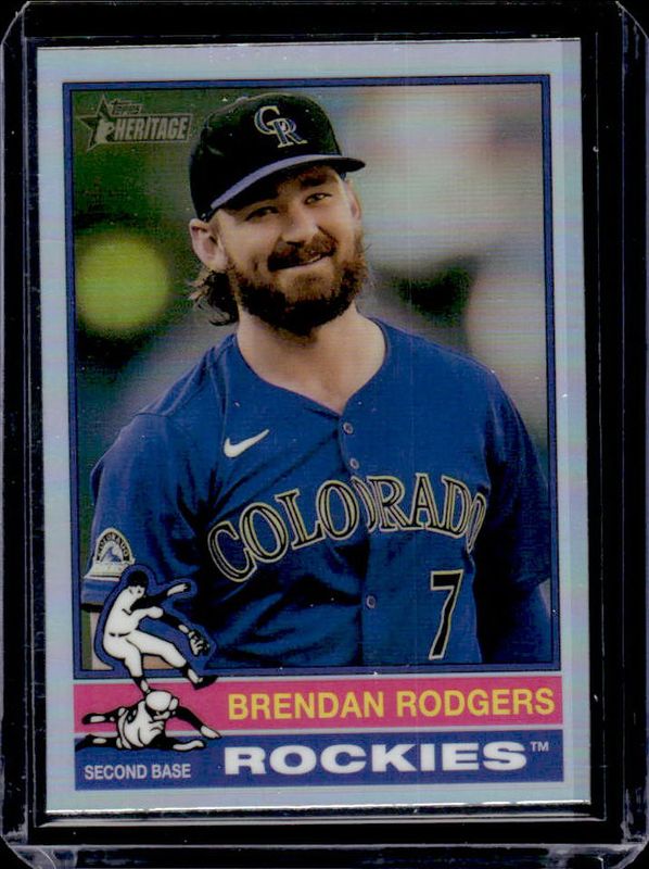 2025 Topps Heritage #293 Chrome - Red Refractor