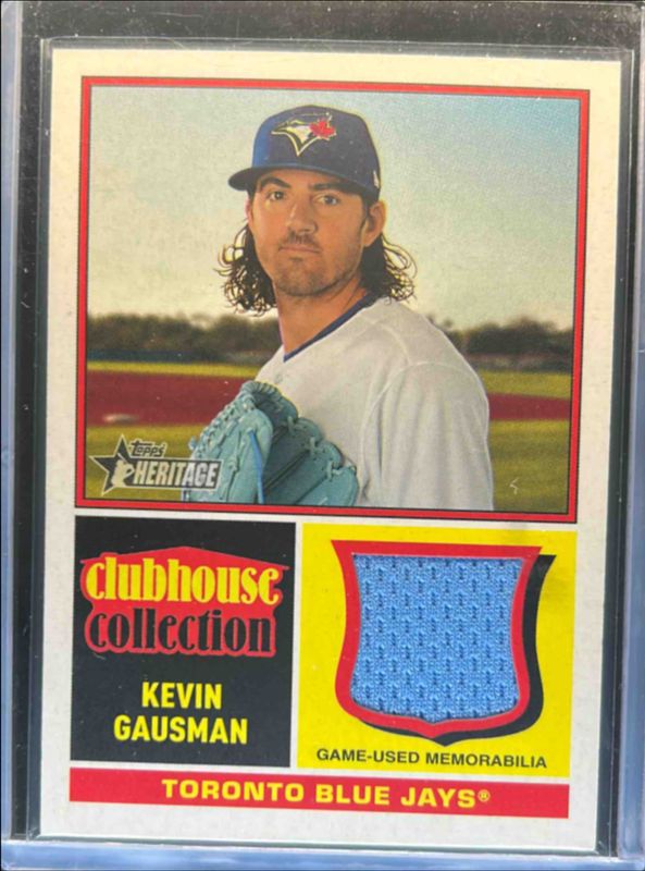 Kevin Gausman 2025 Topps Heritage #CCR-KG Clubhouse Collection Relics RAW