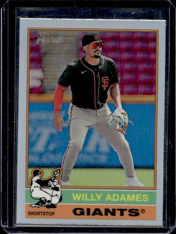 2025 Topps Heritage #122 Chrome - Red Refractor