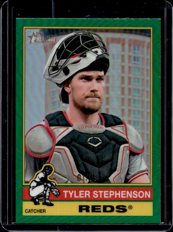 2025 Topps Heritage #46 Chrome - Green Refractor /99