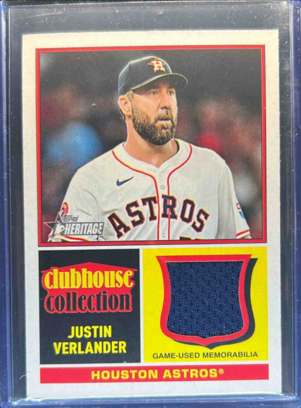2025 Topps Heritage #CCR-JV Clubhouse Collection Relics