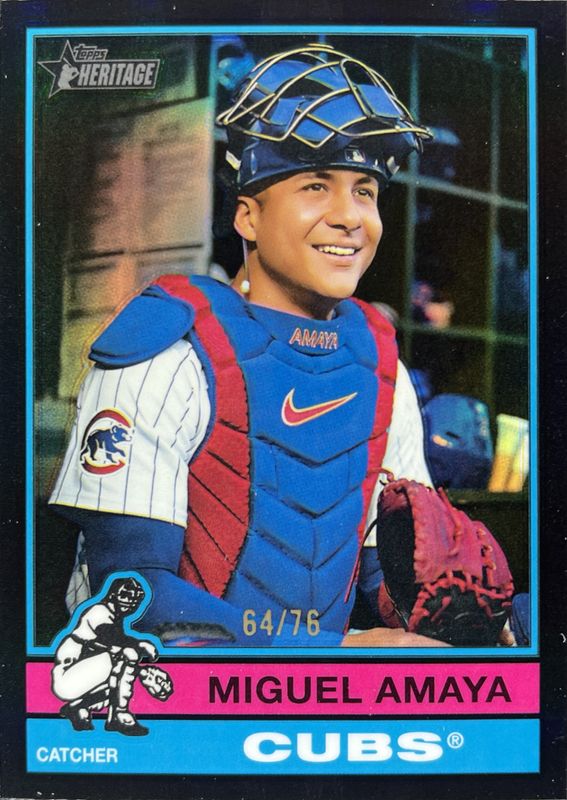 2025 Topps Heritage #482 Chrome - Black Refractor /76