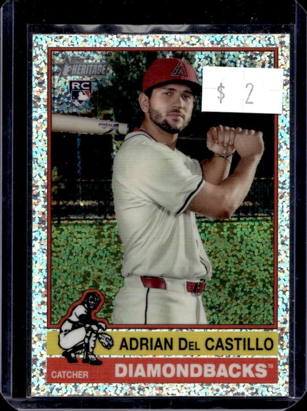 2025 Topps Heritage #270 Chrome - Silver Sparkle Refractor