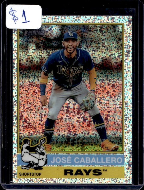 2025 Topps Heritage #85 Chrome - Silver Sparkle Refractor