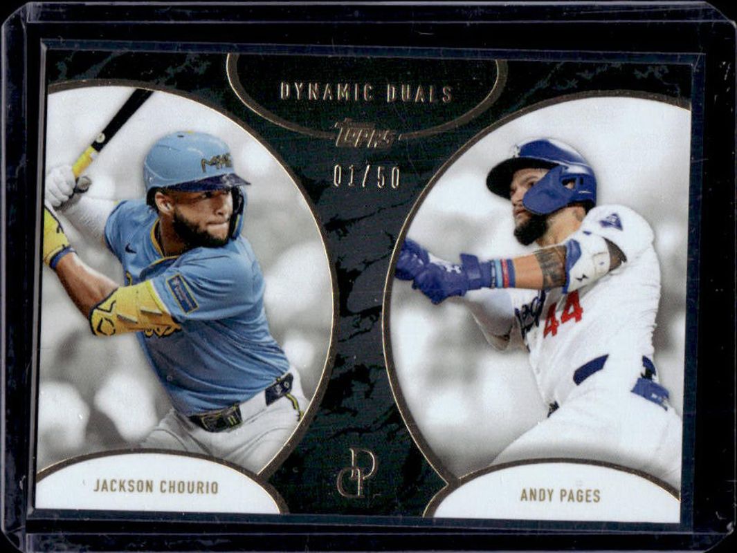 2025 Topps Dynamic Duals #34 Black /50