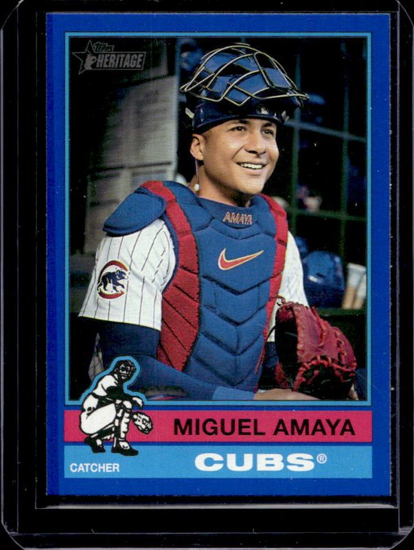 2025 Topps Heritage #482 Dark Blue Border