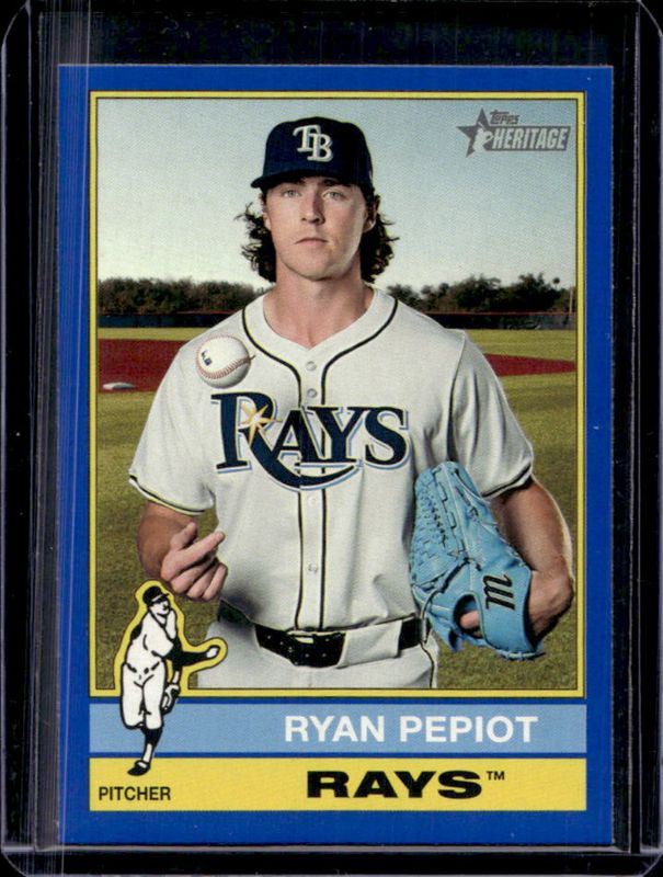 2025 Topps Heritage #456 Dark Blue Border