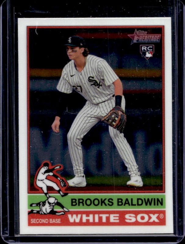 Brooks Baldwin 2025 Topps Heritage #234 Chrome Rookie RAW