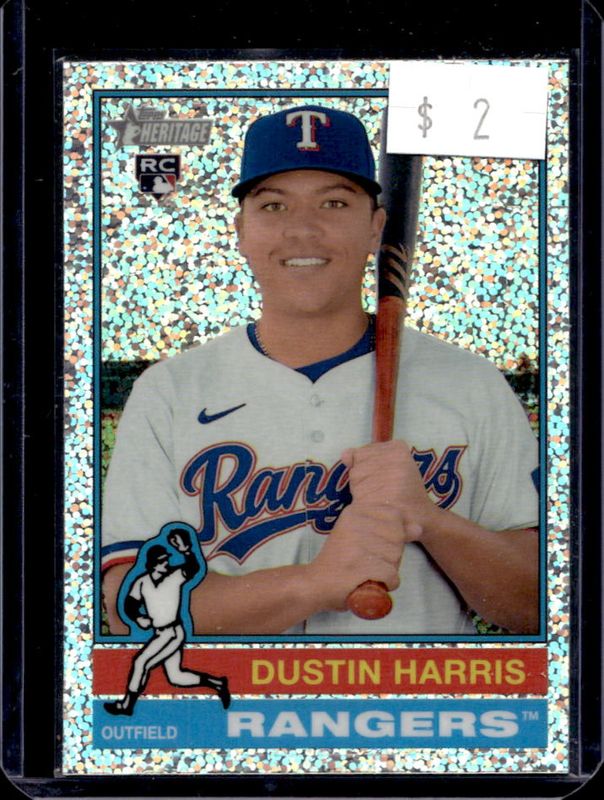 2025 Topps Heritage #114 Chrome - Silver Sparkle Refractor