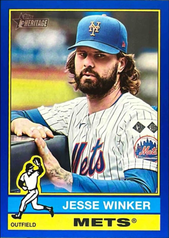 2025 Topps Heritage #468 Dark Blue Border