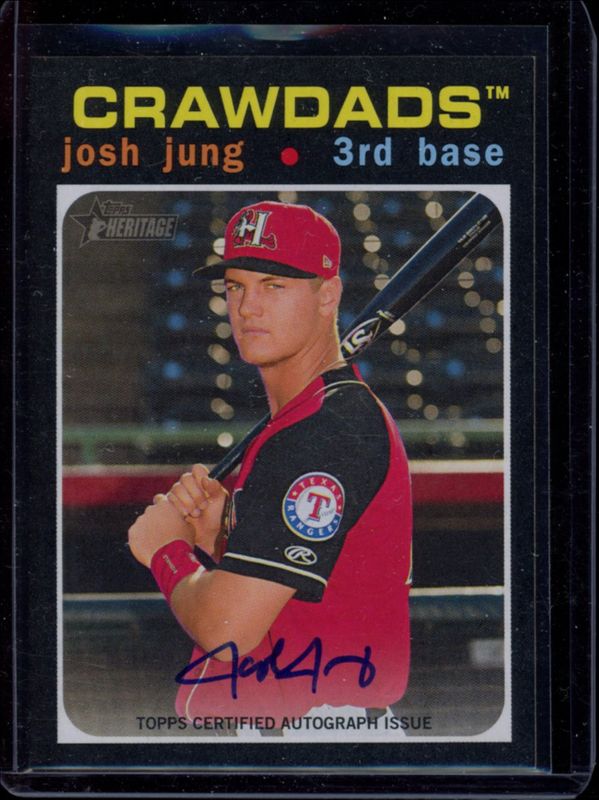Jace Jung 2025 Topps Heritage #ROA-JJ Real One Autographs Rookie RAW