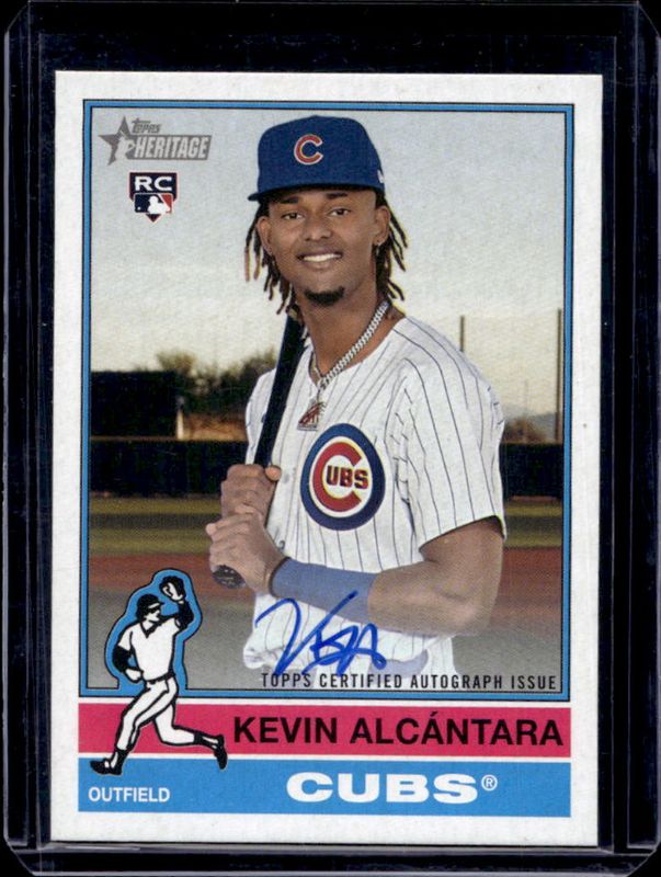 Kevin Alcantara 2025 Topps Heritage #ROA-KA Real One Autographs Rookie RAW