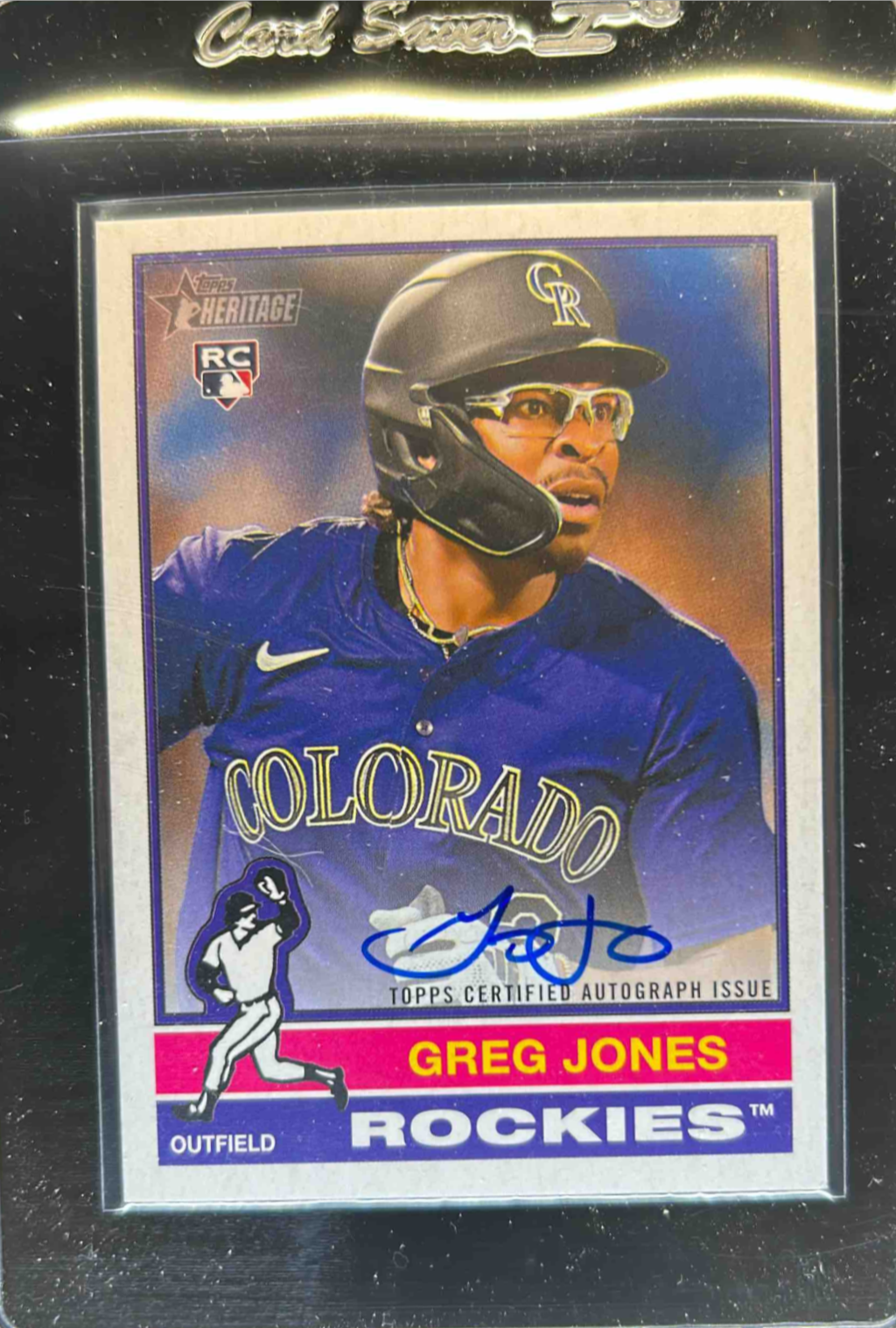 Greg Jones 2025 Topps Heritage #ROA-GJ Real One Autographs Price Guide ...