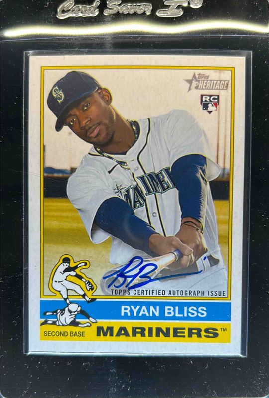 Ryan Bliss 2025 Topps Heritage #ROA-RB Real One Autographs Rookie RAW