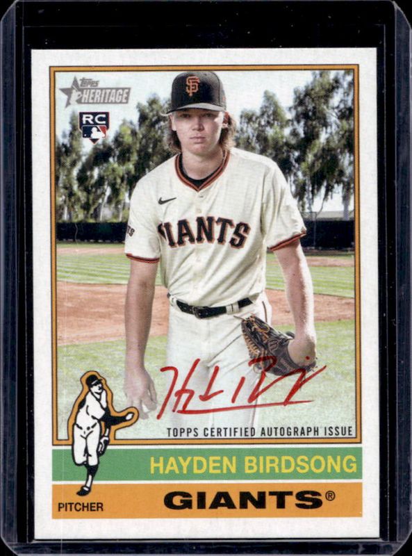 2025 Topps Heritage #ROA-HB Real One Autographs - Red Ink /76