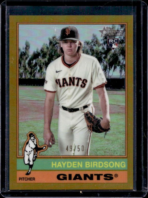 2025 Topps Heritage #324 Chrome - Gold Refractor /50