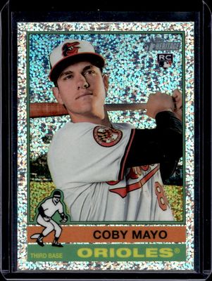 2025 Topps Heritage #340 Chrome - Silver Sparkle Refractor