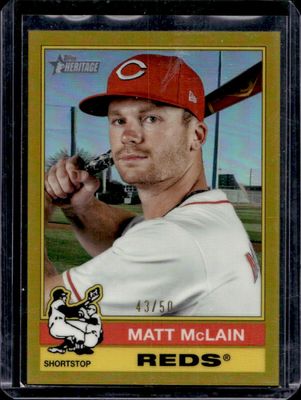 2025 Topps Heritage #221 Chrome - Gold Refractor /50