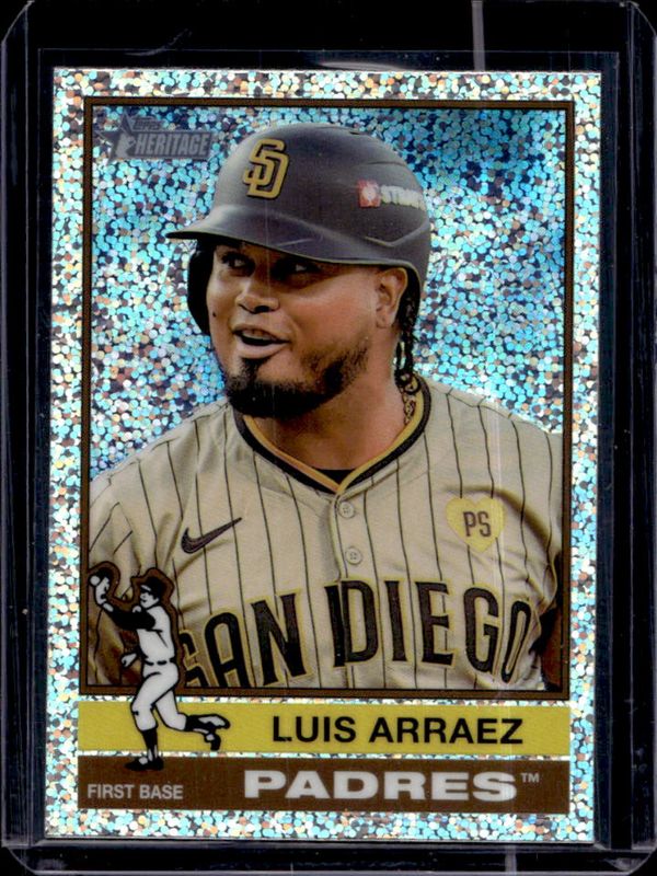 2025 Topps Heritage #39 Chrome - Silver Sparkle Refractor