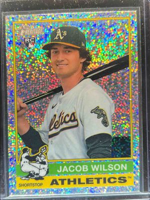 2025 Topps Heritage #15 Chrome - Silver Sparkle Refractor