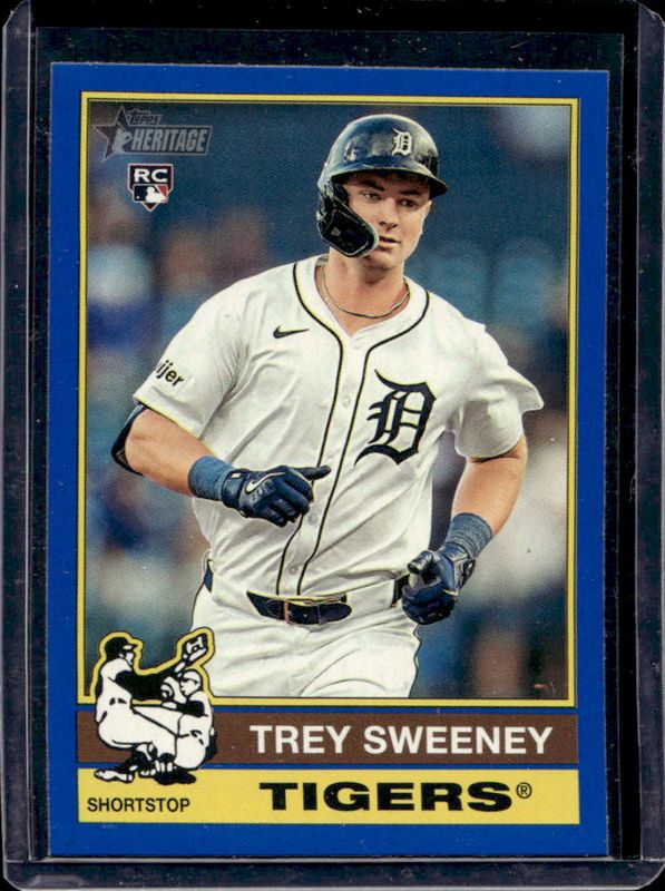 2025 Topps Heritage #432 Dark Blue Border