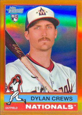 2025 Topps Heritage #247 Chrome - Orange Refractor /25