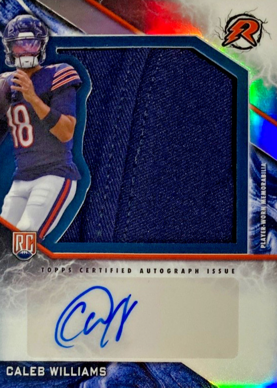 Caleb Williams 2024 Topps Resurgence #RPA-CW Resurgence Rookie Patch ...