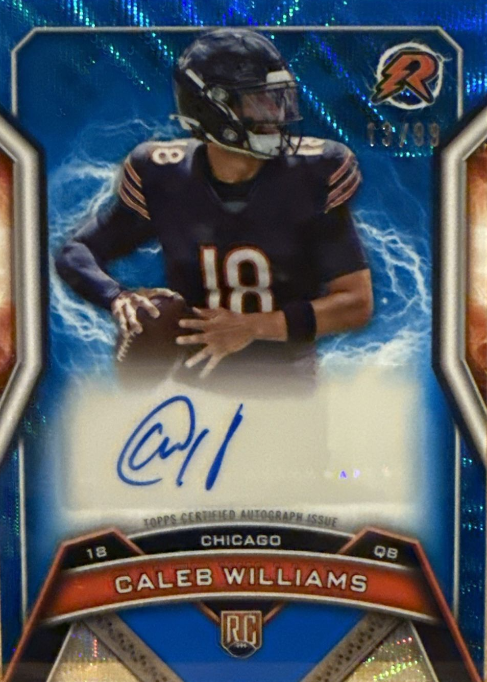 Caleb Williams 2024 Topps Resurgence #RRS-CW Resurgence Rookie ...