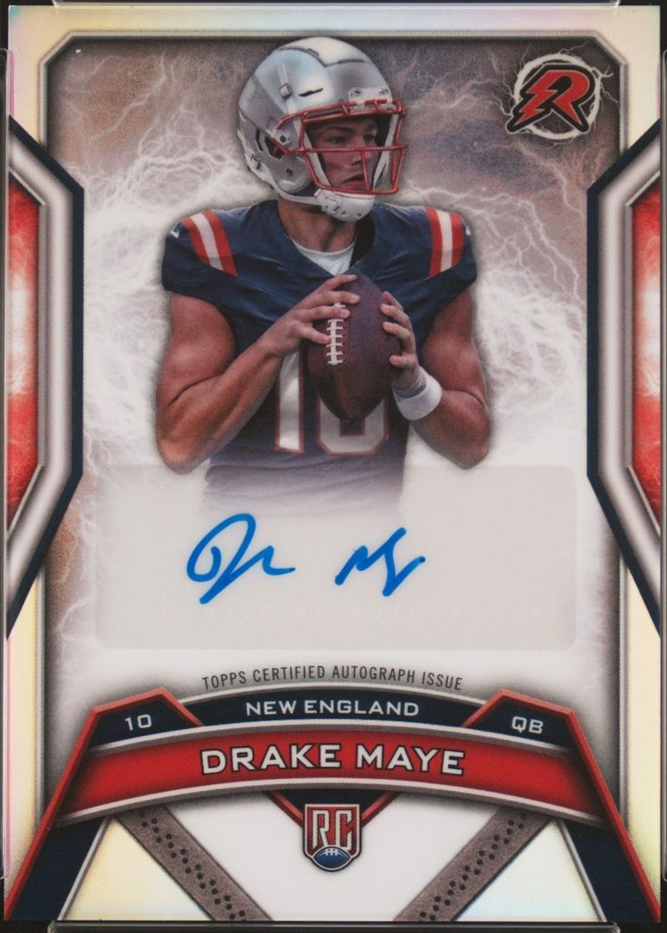Drake Maye 2024 Topps Resurgence #RRS-DM Resurgence Rookie Signatures ...
